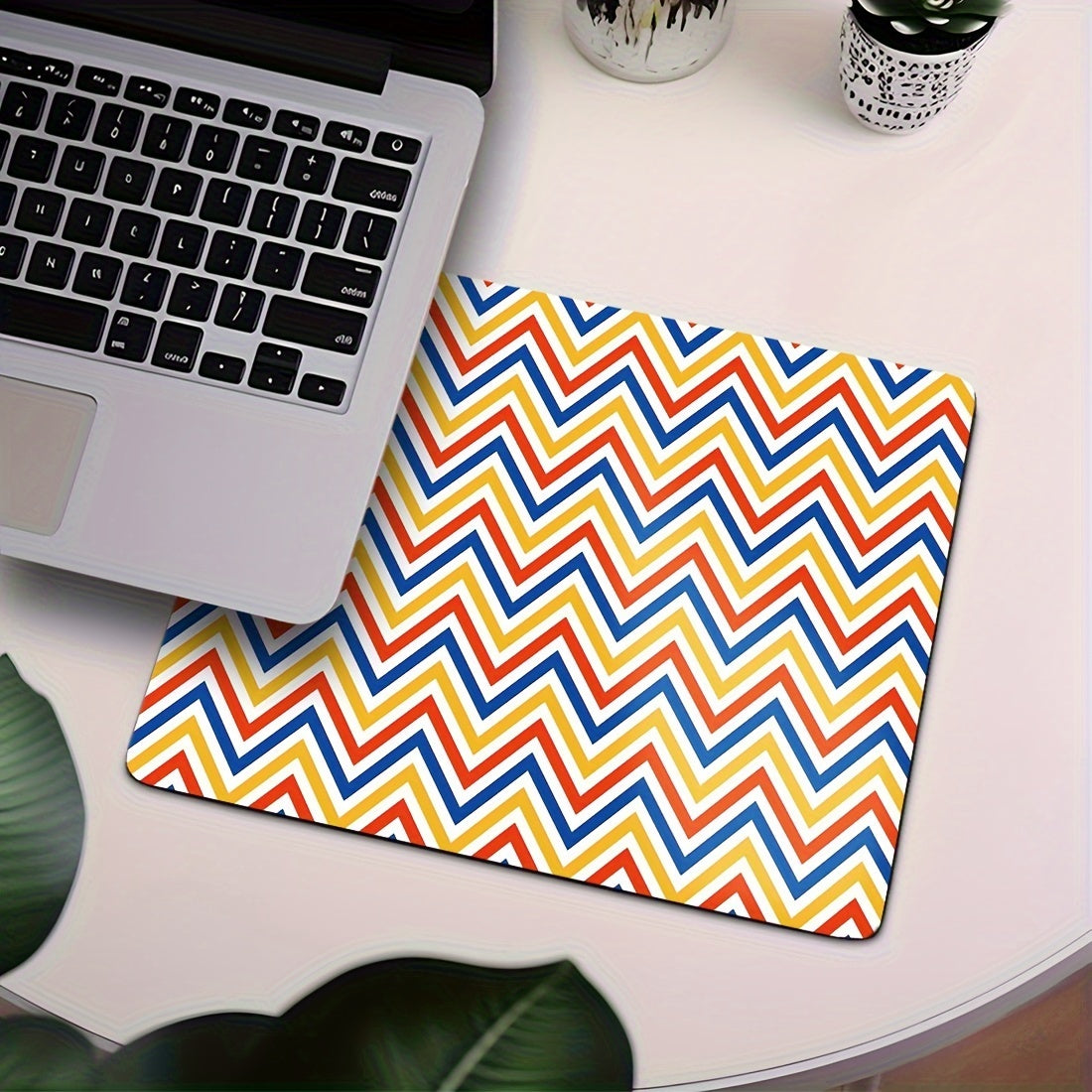 Flat Texture Visual Impact Small Desktop Mouse Pad Office Home Accessories