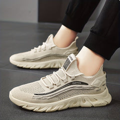 Men's Outdoor Breathable Lace-up Sneakers for Running Jogging