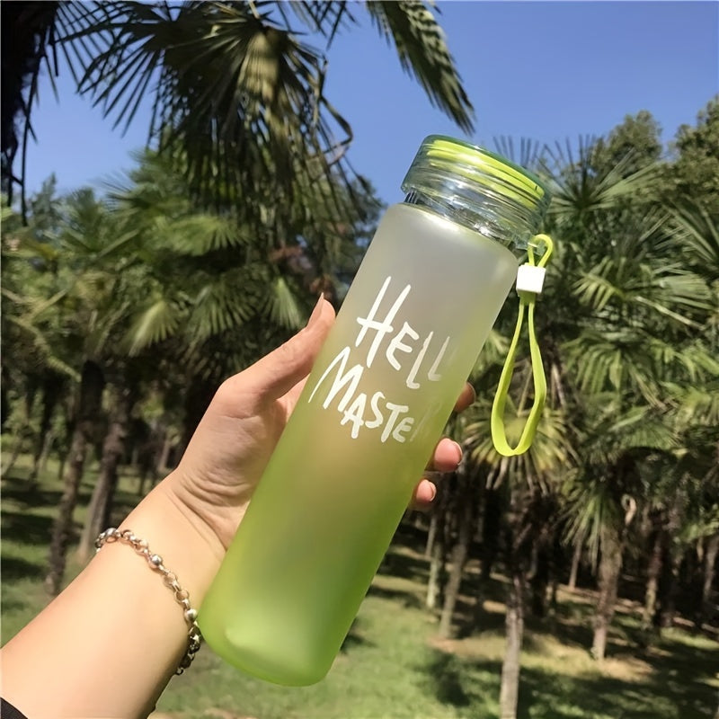 17oz Frosted Plastic Water Bottle for Travel Fitness Sport