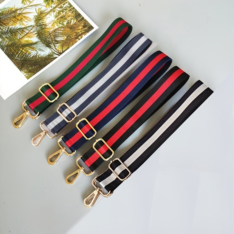 Colorblock Bag Strap Adjustable Shoulder Crossbody Strap