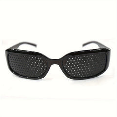 Classic Needle Hole Glasses For Men Women Daily Decors