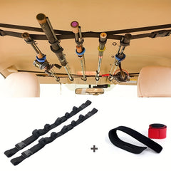 4pcs Fishing Rod Fixed Straps Set Car Fishing Rod Storage Outdoor Fishing