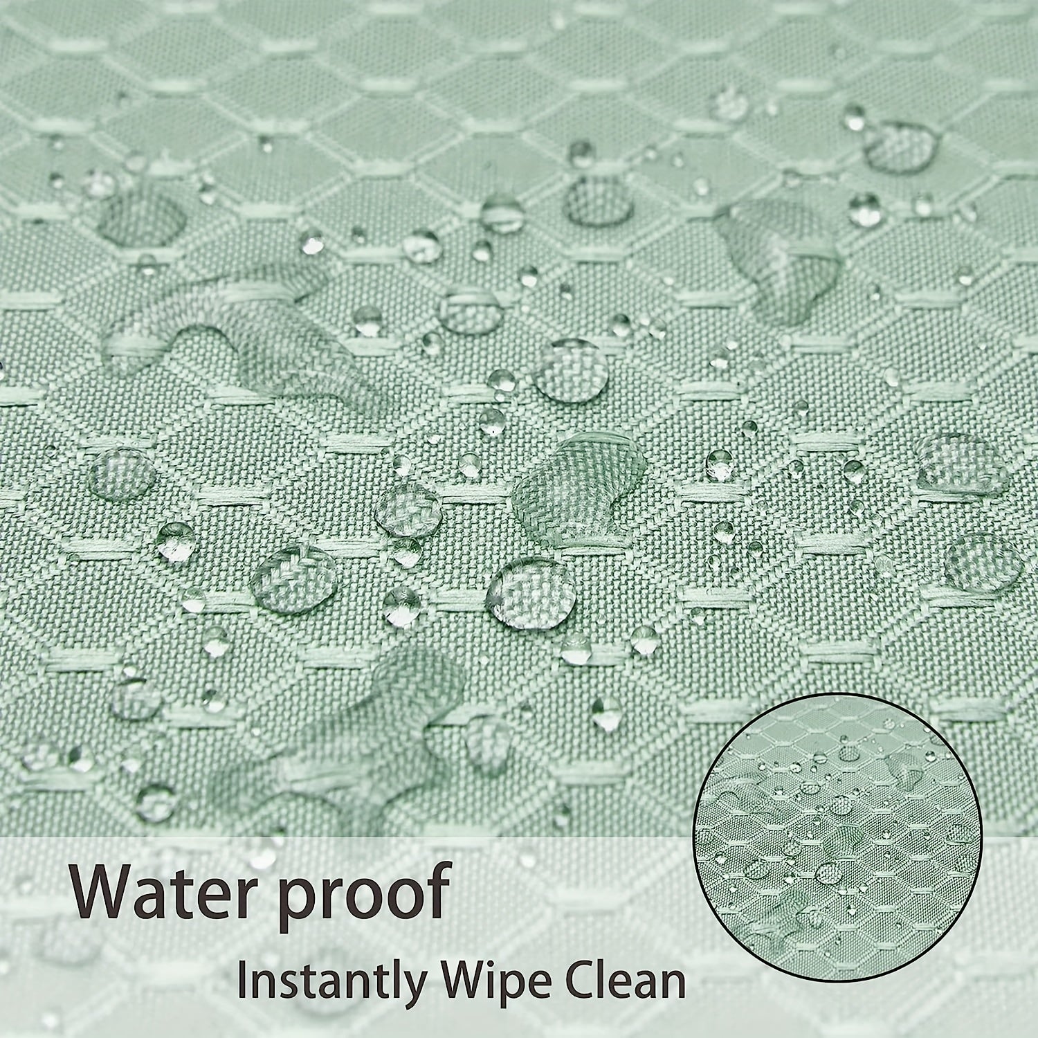 Poly Tablecloth Grass Green Water Resistant Wrinkle Free