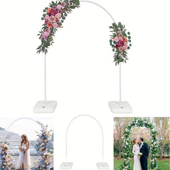 4 in 1 Wedding Arch Stand Backdrop Balloon Ring
