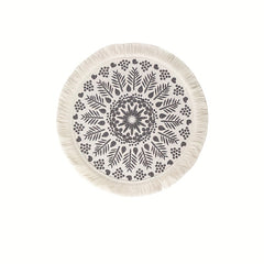 Boho Tassel Coasters Absorbent Cup Coasters For Home Decor