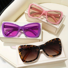Y2K Cat Eye Sunglasses UV400 Large Summer Party Sun Shades