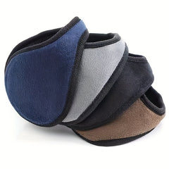 Thermal Insulated Plush Fleece Ear Warmers Soft Fuzzy Winter Ear, Ergonomic Fit