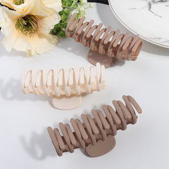 Matte Hair Claw Clips Grip Hair Barrettes Non Slip Tight Retro Vintage Hair