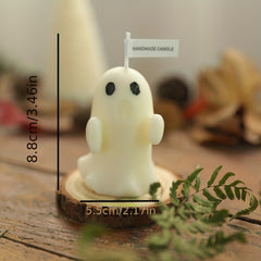 Halloween Ghost Candle Smokeless Fragrance Candle Christmas Decor