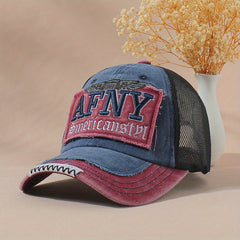 AFNY Vintage Mesh Trucker Hat Embroidered Baseball Cap