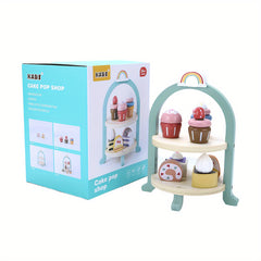 Kids Wooden Afternoon Tea Cooking Toy Set