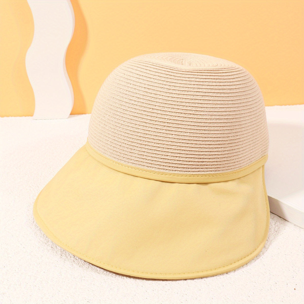 Stitching Visor Sun Hat Sunscreen Beach Hat Outdoor Baseball Cap