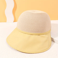 Stitching Visor Sun Hat Sunscreen Beach Hat Outdoor Baseball Cap