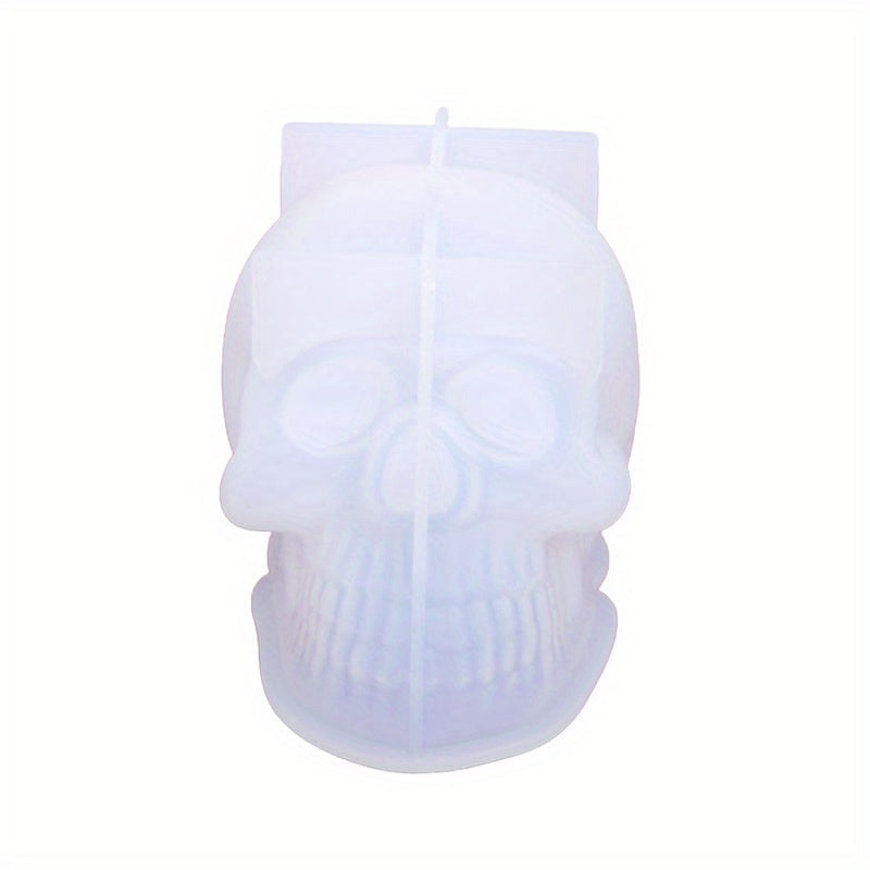 Skeleton Candle Silicone Mold for Halloween Easter Candle Making Soap Gypsum Mol