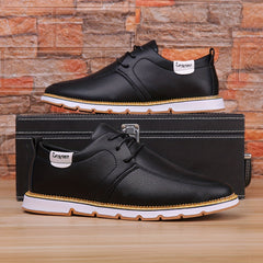 Men's Smart Casual Lace-up Dress Shoes Anti-skid Office Business