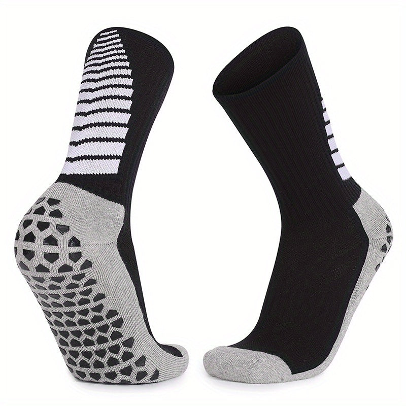 Thicken Soccer Socks For Men Sports Grip Anti-slip Basketball Football Socks