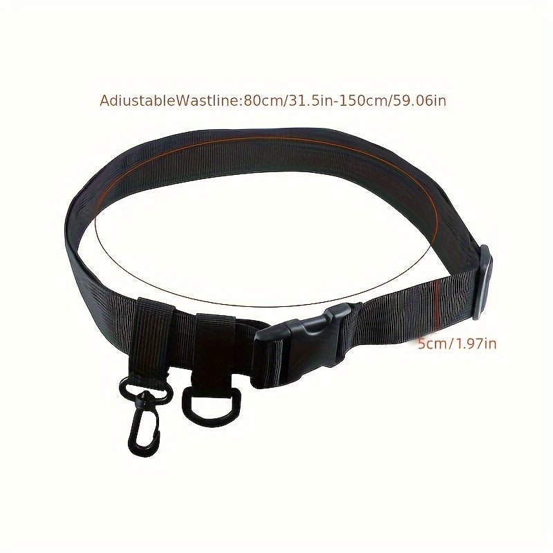 Fishing Belt Quick Release Buckle Movable Ring Fishing Tackle
