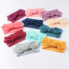 Cartoon Bow Soft Nylon Headband for Baby Girls