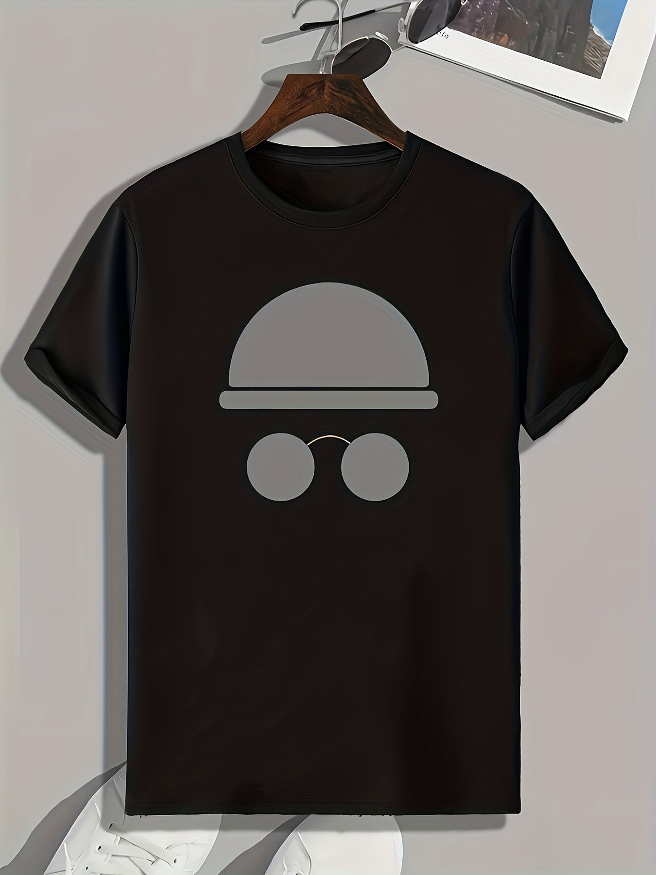 Geometry Print Men's Graphic T shirt Casual Comfy Tees For Summer
