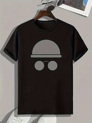 Geometry Print Men's Graphic T shirt Casual Comfy Tees For Summer