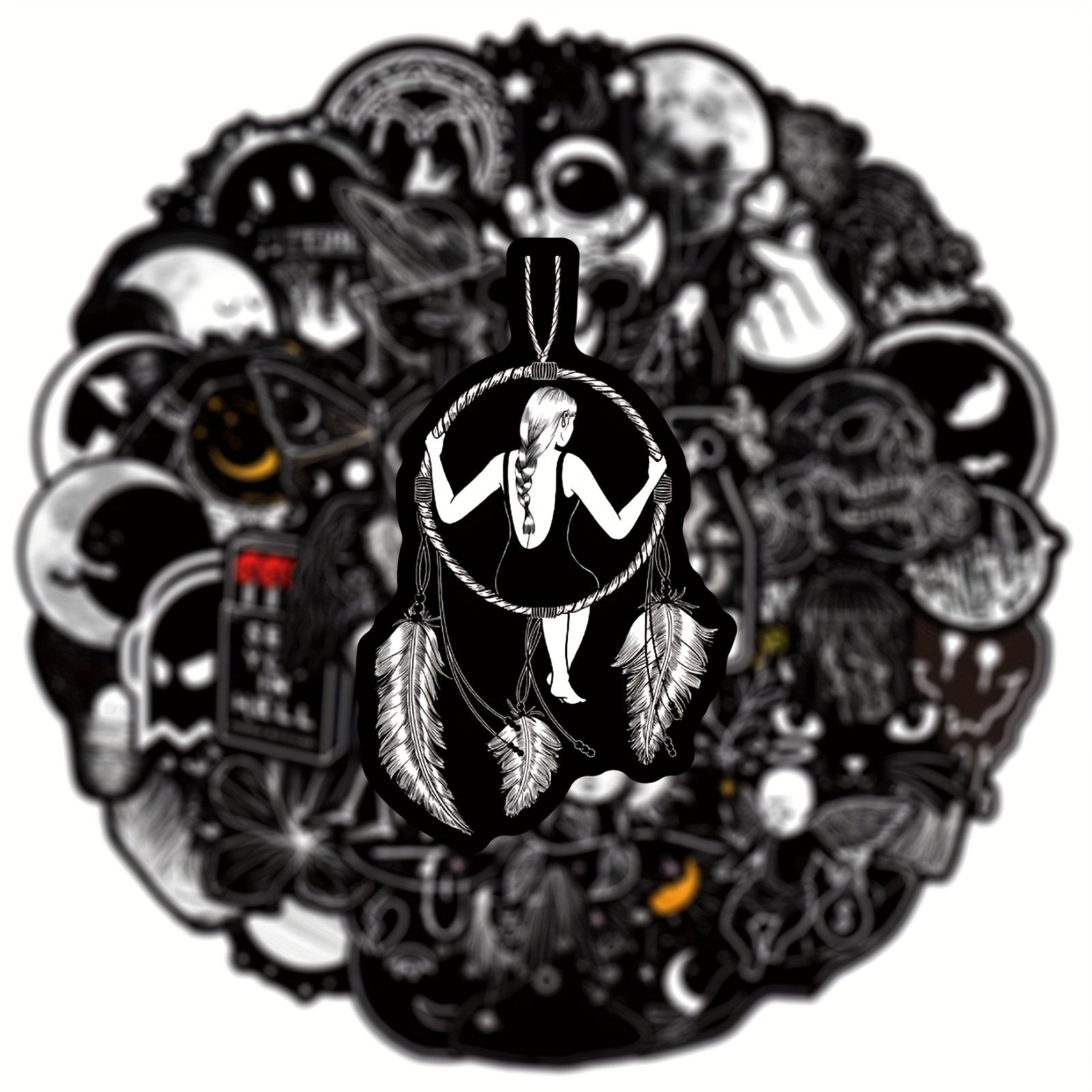 50pcs Graffiti Sticker Decals for Speakers Motorcycles Skateboards Phone