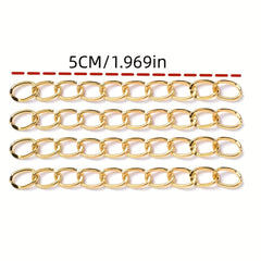 30pcs Bulk Bracelet Necklace Extension Chains 1.969in for DIY Jewelry Making