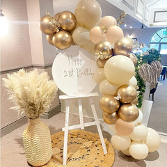 50pcs Neutral Latex Balloons for Birthday Wedding Baby Showers