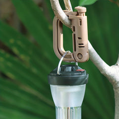 5pcs Plastic Hiking Buckles D Ring Backpack Hanging Spring Buckle