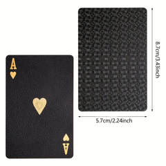 2 Decks Waterproof Poker Cards for Family Gathering