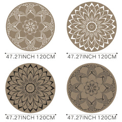 Bohemian Retro Sports Yoga Mat - Silent Shockproof Non slip Soft Fitness Pilates
