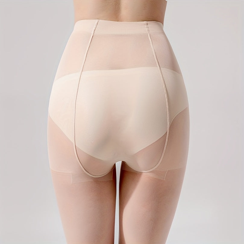 Solid High Waist Pantyhose Women's Stockings