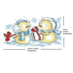 DIY Cross Stitch Material Bag Merry Christmas 3D Embroidery Material Bag