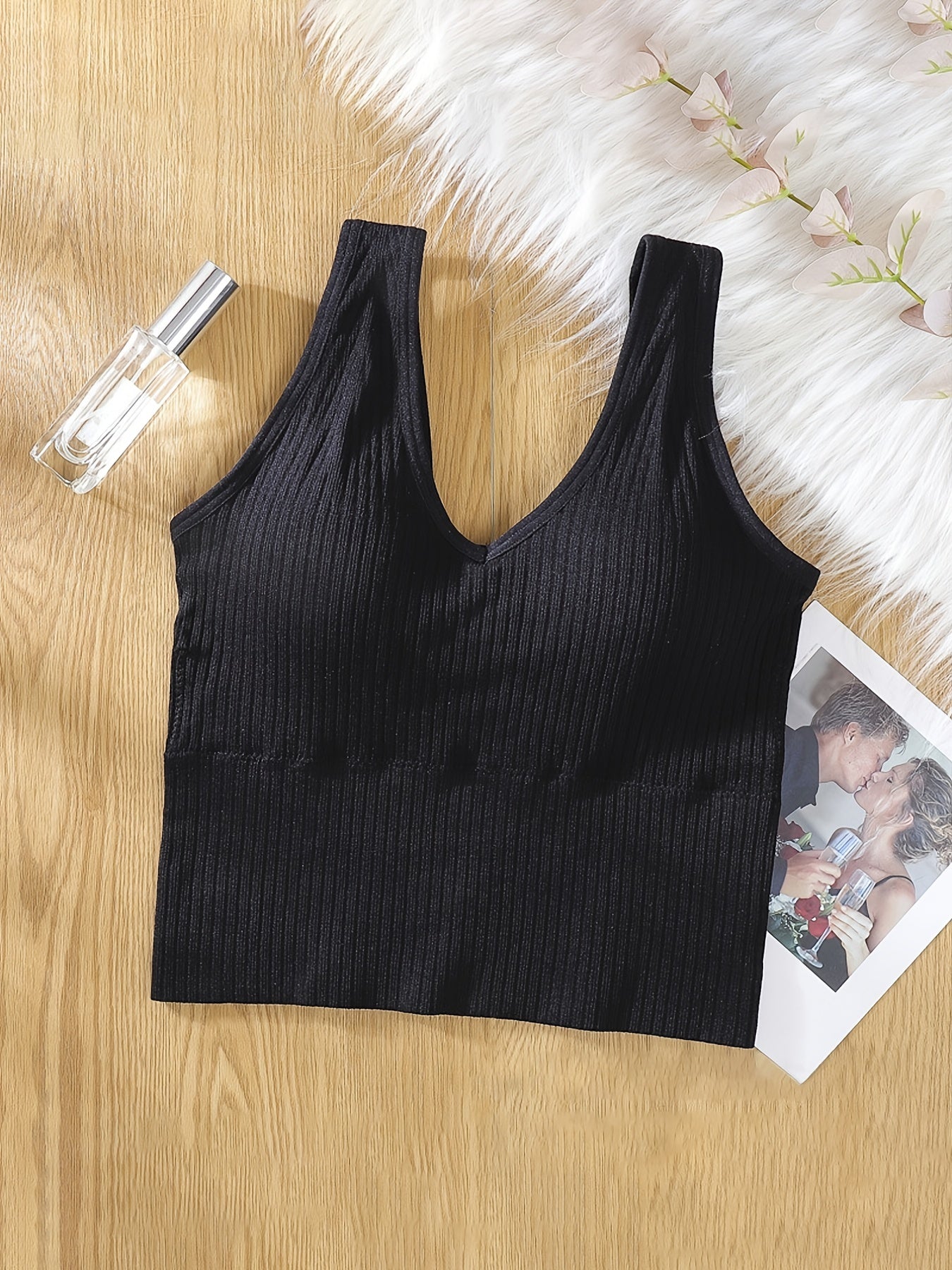 Women's V-Neck Sports Vest Wrap Chest Sleepwear