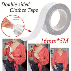 Clear Anti-Slip Stickers for Shirt Neck Women's Lingerie