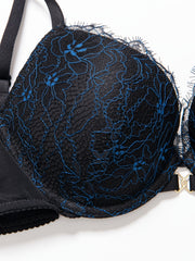 Lace Plunge Bra Push Up Women's Lingerie