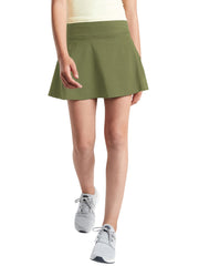 Girl's High Waist Tennis Skirt Lightweight Soft Sports Skirt