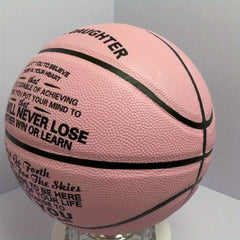 Size 7 Basketball Gift for Granddaughter with Pump