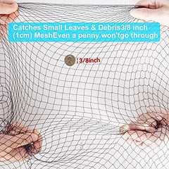 Heavy Duty Pond Net Kit 15x20ft 10x13ft Pool Protection Net Pond Skimmer Net