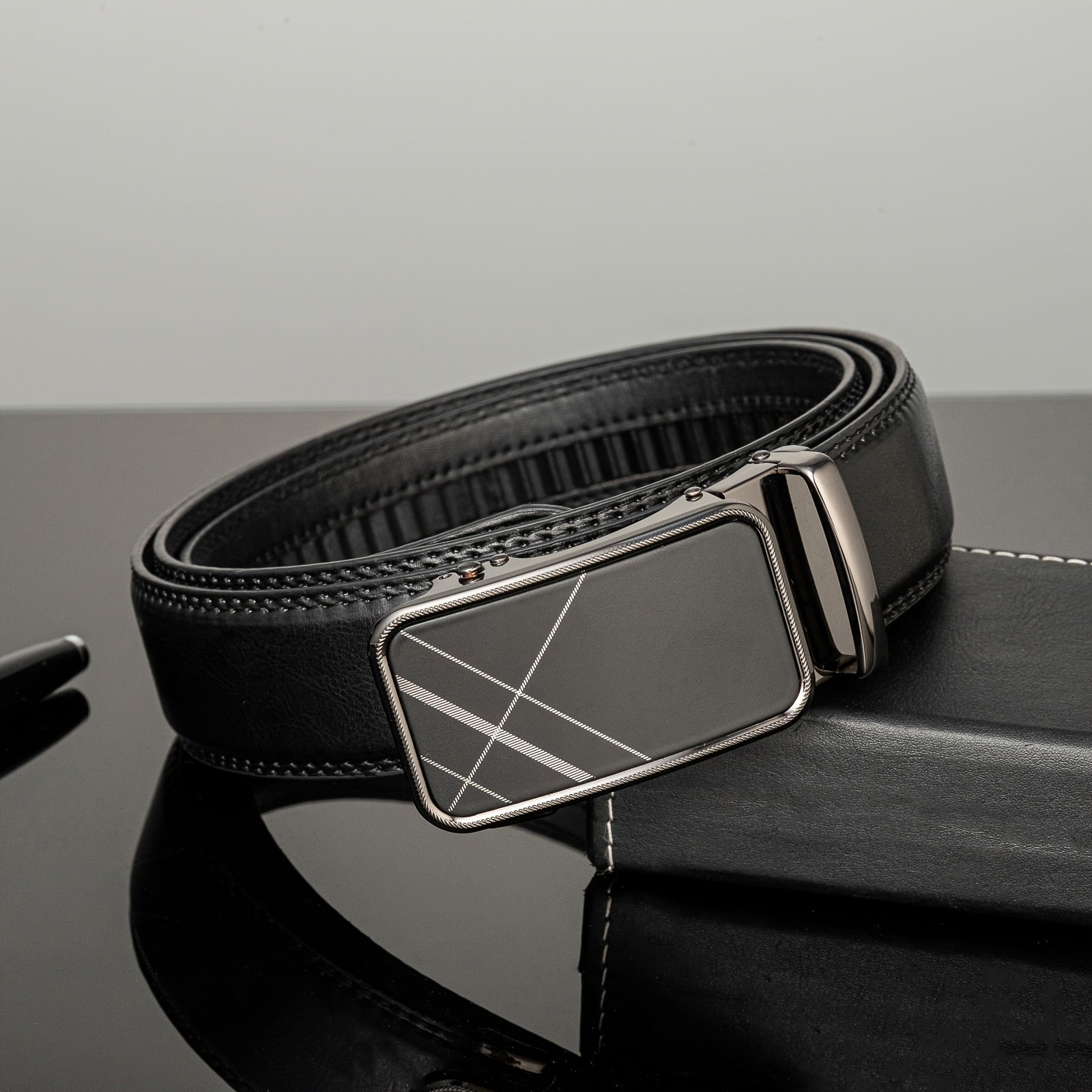 Men's Business Youth Auto Buckle Belt Gift