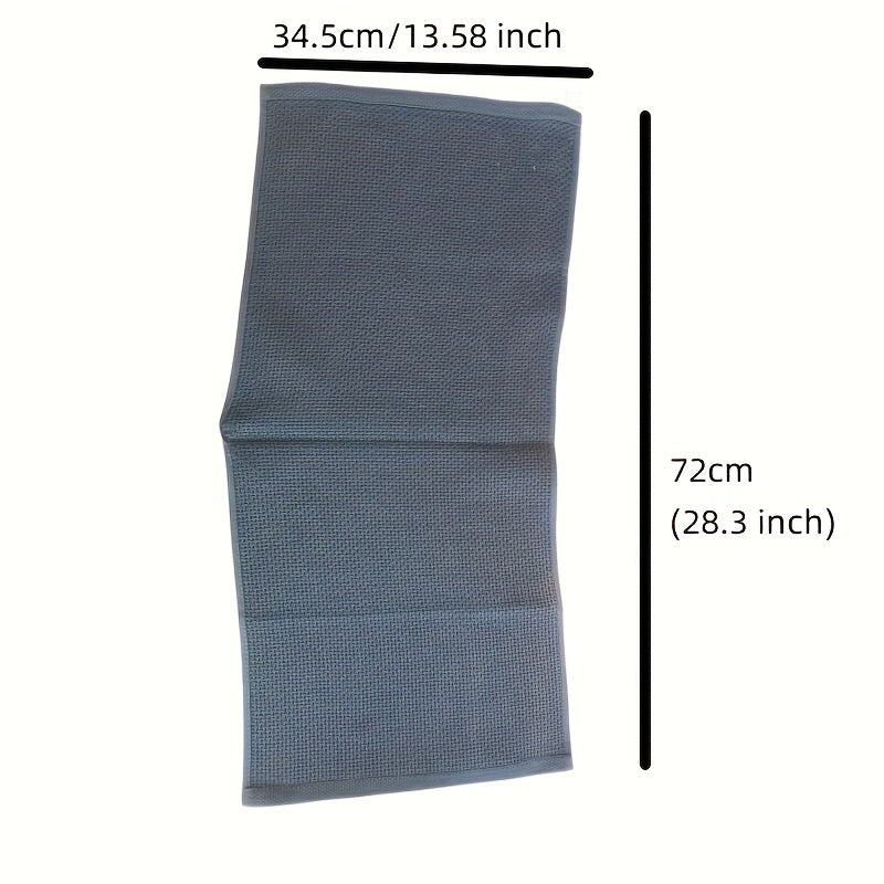 4pcs 100% Cotton Bath Sheet Waffle Weave Kitchen Bathroom Dish Cloths