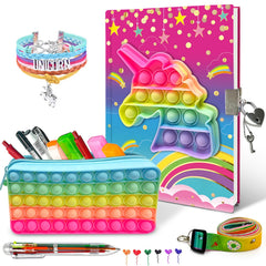 Gadgets Diary Set: Notebook, Pencil Case, Bracelet, Balloons