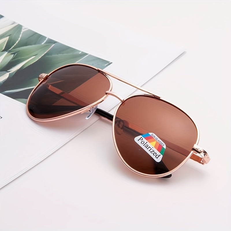 Men's Polarized Sunglasses Unisex Decorative Sunglasses with Case