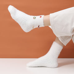 Cozy Christmas Fuzzy Socks Women's Stockings