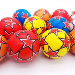 12pcs 6 PU Sponge Squeeze Balls Mini Pentagram Football Creative Toys