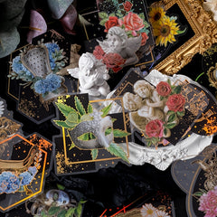 10pcs Fantasy Series Laser PET Collage Vintage Stickers DIY Materials