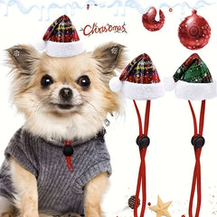 2pcs Christmas Pet Dog Hats Dog Party Caps