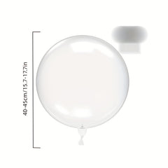 10pcs Transparent Balloons Crystal Bubble Wave Balloon Size 39 88 44