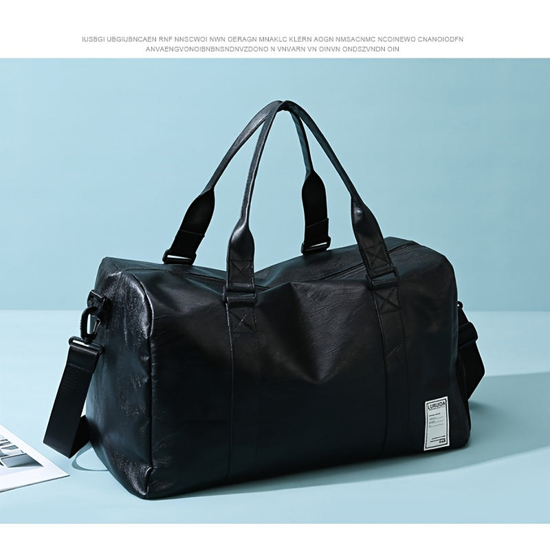 Large Capacity Zipper Fitness Tote Bag for Sports and Travel