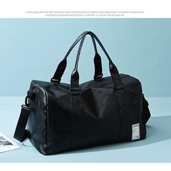 Large Capacity Zipper Fitness Tote Bag for Sports and Travel