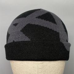 Y2K Knitted Hat Pentagram Winter Outdoor Sports Hat